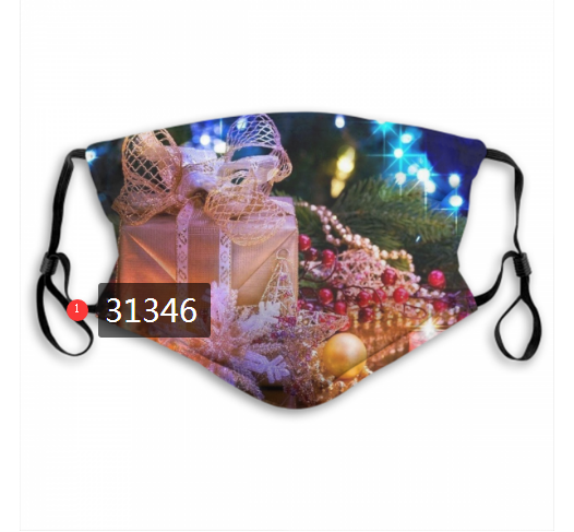 2020 Merry Christmas Dust mask with filter 77